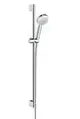 Hansgrohe-HG-Brausenset-Crometta-100-1jet-Unica-900mm-weiss-chrom-26658400 gallery number 1
